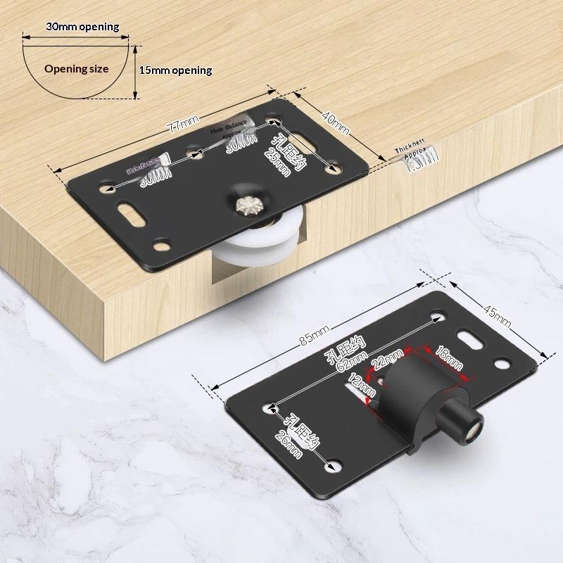 Sliding Door Wheels Pulley Rollers Stainless Steel Furniture Hardware Wardrobe Sliding Door Adjustable Wheels