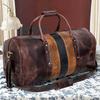 Personalized Leather Weekender Bag: Handmade Top Grain Travel Duffel