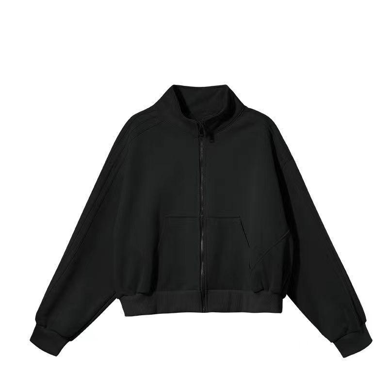 Women's Oversized Stand-Up Collar Jacket: Autumn-Winter Casual Short Hoodie (2025 New Style)