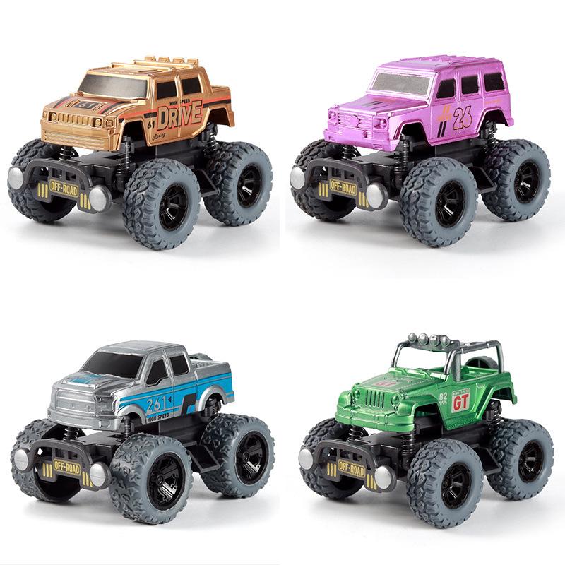 Children's Four-Wheel Drive Off-Road Stunt Car - Durable Inertial Toy Model