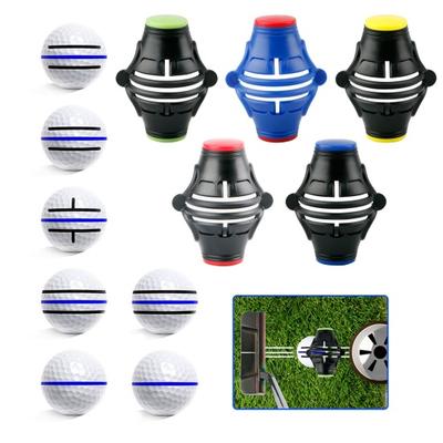 Golf Ball Line Marker High-Precision Marking Stencil Rotatable Golf Ball Compact 360-Degree Golf Ball Alignment