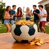 Voetbal Snack Plateau – Serveerschaal met Voetbalthema, Snackbord voor Wedstrijddagfeest
