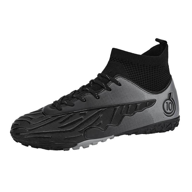 Mens Football Shoes Long Spikes Five-a-side Soccer Shoes Outdoor Sports Field Training Grass Cleats Soccer Shoes for Men