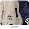 Girls' 2025 Korean Style Sporty Baseball Jacket - Fashionable Autumn/Spring Coat for Big Kids