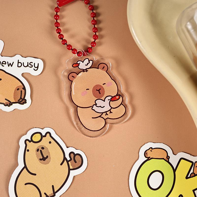 Cartoon Animal Stationery Functional Kawaii Stationery Set Kapibara Stationery Set Cute For Students Art Events Schools