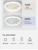 Silent Ultra-Thin Modern Ceiling Fan Lights for Living Room or Bedroom