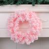 40cm/50cm Christmas Artificial Wreath Door Hanging Simulation Garlands for Inviting Holiday Christmas Setting Decors