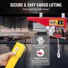 440LBS-2200LBS  Electric Hoist Winch Household Portable Power Winch Crane with Wireless/Wired Control Electric Crane