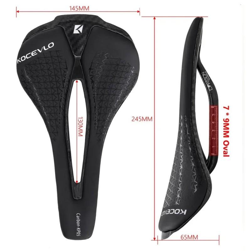 Ultra-Light Carbon Fiber Bicycle Saddle KP05 Road Bike Cycling Comfort Performance Seat