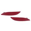 Rear Bumper Reflector Lens Promote Driving Safety Red Back Bumper Trim Reflector for MEGANE MK3 2008
