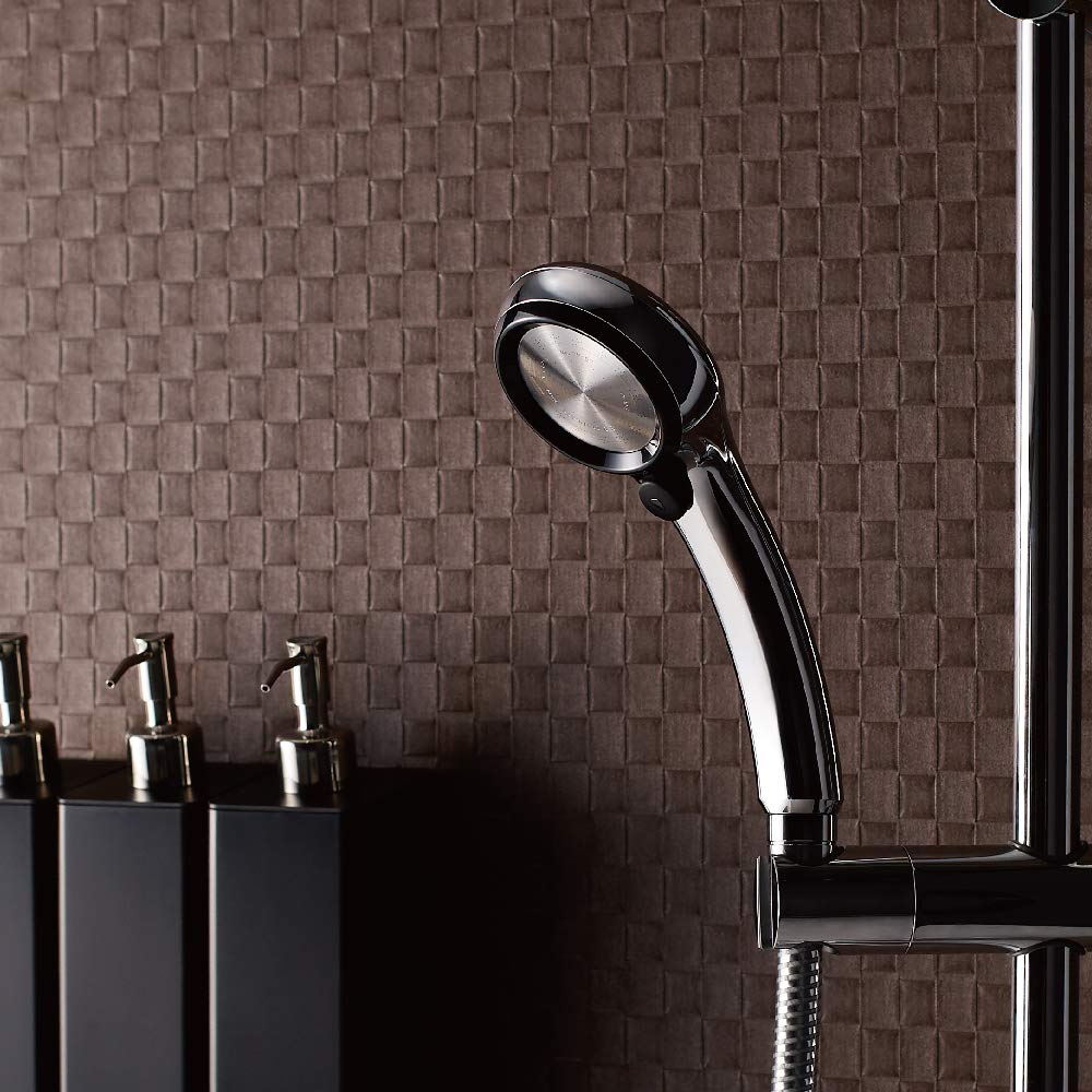 SANEI Company Sanei Faucet Shower Head Rainy Metallic Hand Stop Water Saving Rate Ultra Fine Water Flow Increased Momentum White (former Name