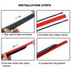 KAWOO 1PCS Car Silica Gel Silicon Refill Strip 8mm for Hybrid Type Wiper Blade 14"16"17"18"19"20"21"22"24"26"28"
