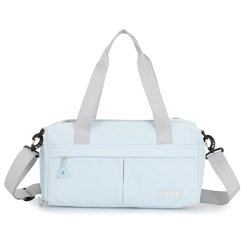 

Женская водостойкая легкая дорожная и спортивная наплечная сумка - Большая вместимость для коротких поездок синий