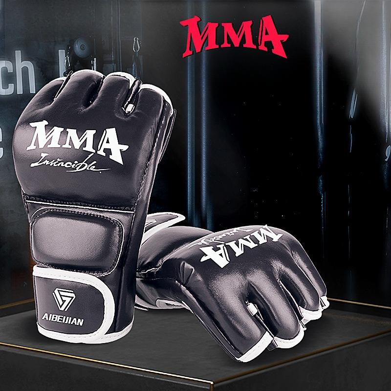 MMA Gloves Muay Thai Boxing Fight Glove Men Women Guantes De Boxeo Free Fight Karate Sanda Training Adults Kids Equipment