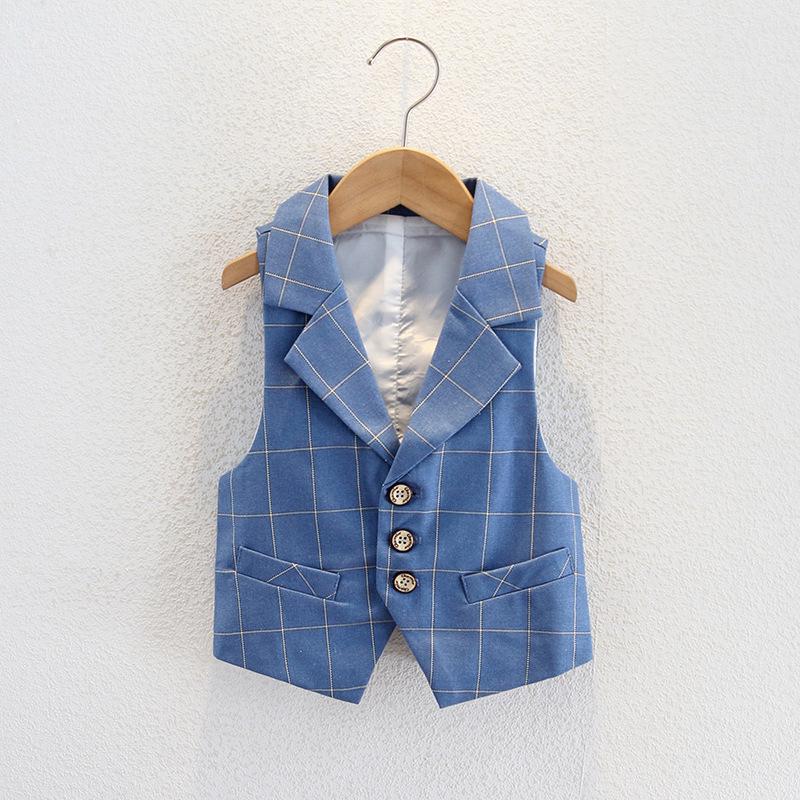 Jungen Frühlings- & Herbst-Westenanzug für Auftritte & erste Geburtstage