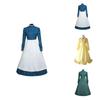 Howl's Moving Castle Sophie Women Buttoned Chest Dress Cosplay Uniform