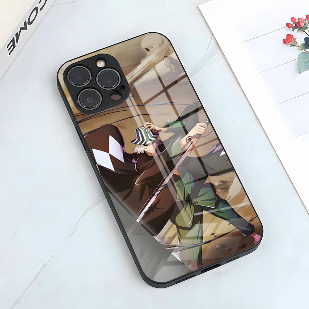 

K-Киске У-Урахара Чехол для телефона Для IPhone 17 Pro Max 15 Pro 16 14 Plus 12 13 Mini 11 Pro Ударопрочный Стеклянный Чехол iPhone16ProMax