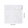 100Pcs 8cm VCD VCD Sleeves with Clear Window Reusable Dustproof Envelopes Protector for Music Movie Collection