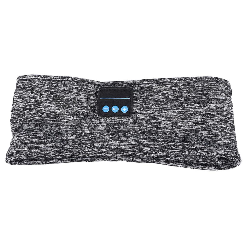 Bluetooth Headband Headphone Gray Wireless Sleep Music Eye Mask Outdoor Sports Running Riding Headband Earphone
