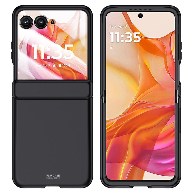 Anwendbar für Motorola razr50ultra Handyhülle Film integriert All-inclusive Anti-Drop Mittelwellenscharnier 50u Geschäftsmann