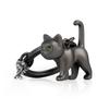 CHOCLI METALMORPHOSE COLLECTION Belgian Metal Keyring - Black Cat