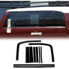LLKUANG B Pillar Trim Cover Center Window Outer Pillar Post Panel Cover Anti-Scratch Molding Covers Stickers Decorative Exterior Accessories for