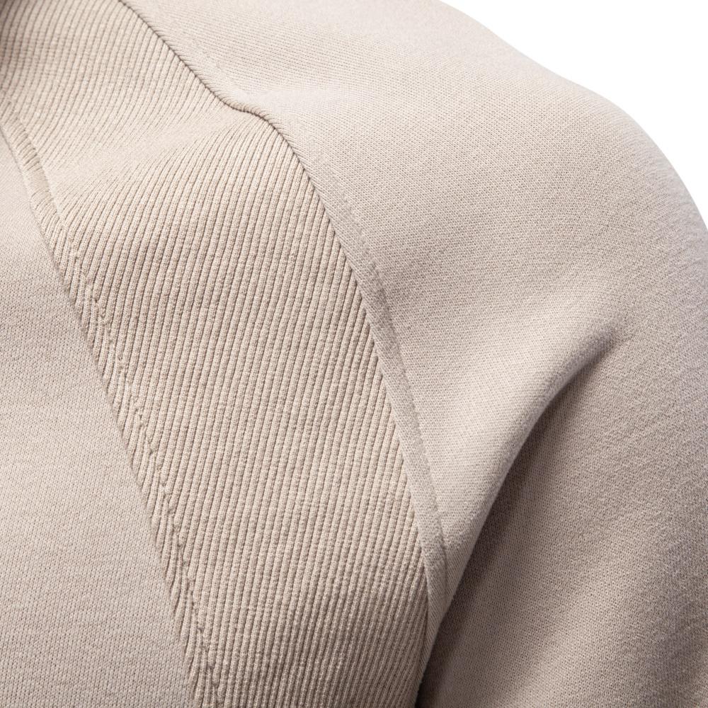 AIOPESON Half Zip Katoenmix Sweatshirts Opstaande Kraag Geribbelde Manchetten Raglanmouw Casual Sport Heren Herfst Winter Warm Pullover