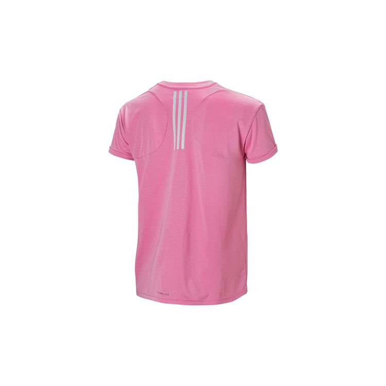 Adidas Neo Casual Straight-Cut T-Shirt Women Tops Pink DW7740