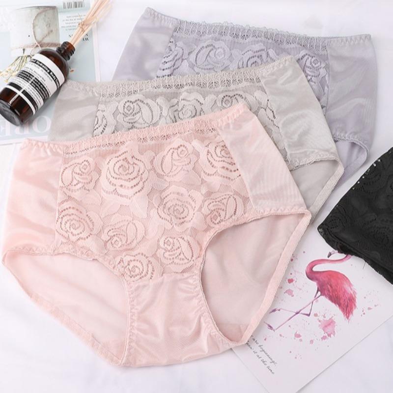 Front Buckle Rose Beautiful Back Plus Size Bra Set Big Breasts Small Gathering Underwear Women's Upper Support Adjustable Bra