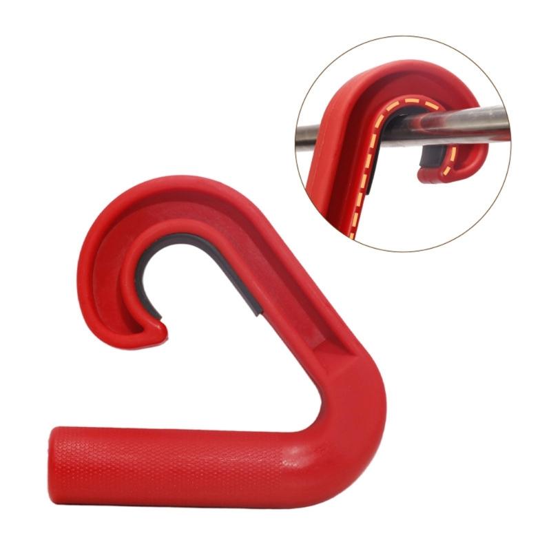 Ergonomic Hook Shaped Fitness Handle Pull Up Hand Grip for Strength Training Fitness Equipment Accessories Enduring