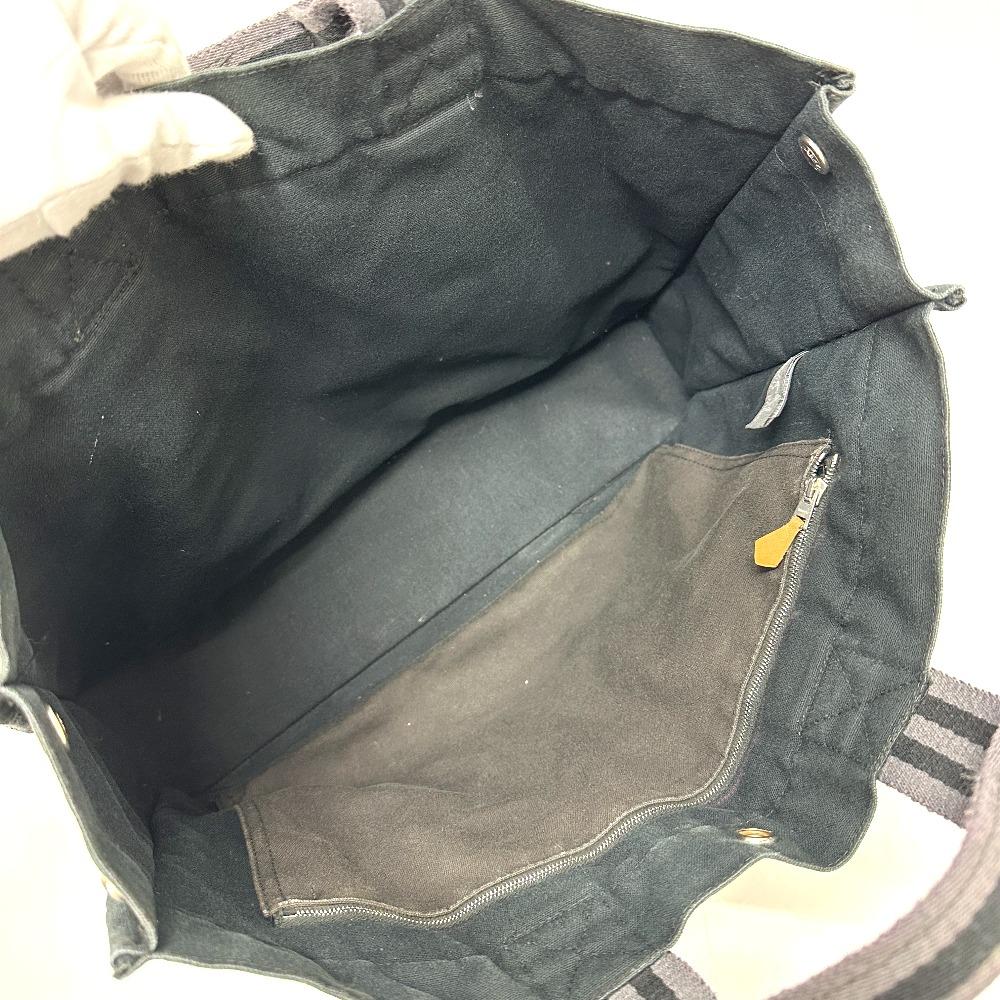 Hermes Fourre Tout Tote MM Bag Tote Bag Canvas Black