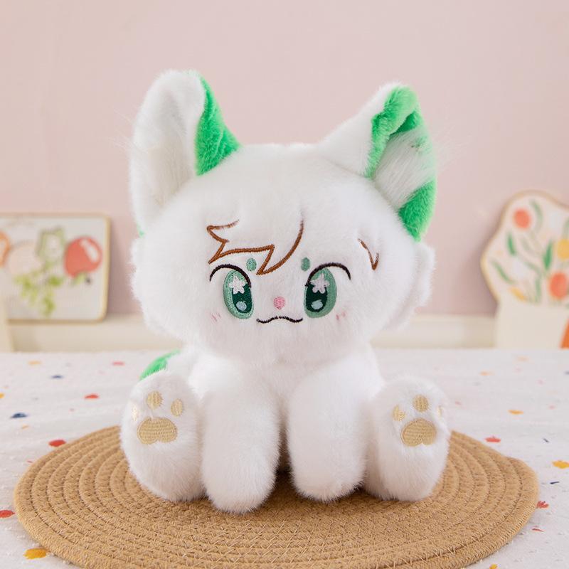 SpielperipheriegeräteManye Katzenpuppe acht Zoll Katze Plüschtier Spielpuppe Anime Kissen niedliche Puppe