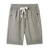 Sports Shorts for Summer, Thin, Breathable, Quick Drying, Loose, Running, Ice Silk, Casual Five Quarter Pants, Plus Size Men's Beach Pants