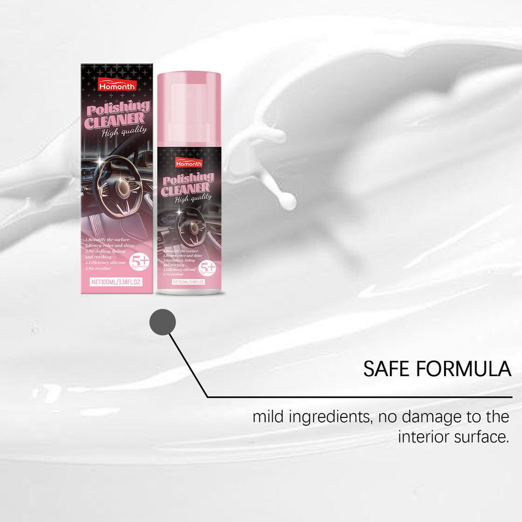 100ml Leštidlo do interiéru auta Čistič lesku auta Detailer interiéru Sprej na ochranu proti blednutí barev Péče o auto Detailovací sprej