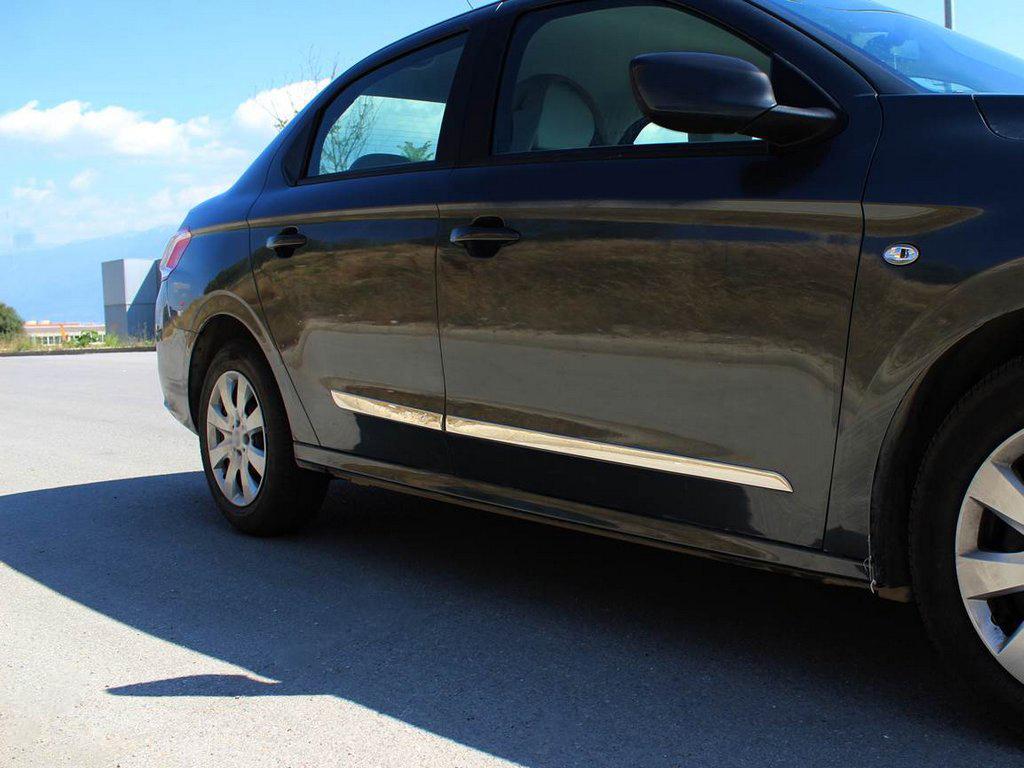 

Молдинг дверний (4шт, нерж.) для Citroen C-Elysee
