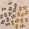 3D Wzór Monety Pieniądze Dolarowe Dekoracje do Zdobienia Paznokci Rhinestone do Zdobienia Paznokci Biżuteria do Paznokci DIY Manicure