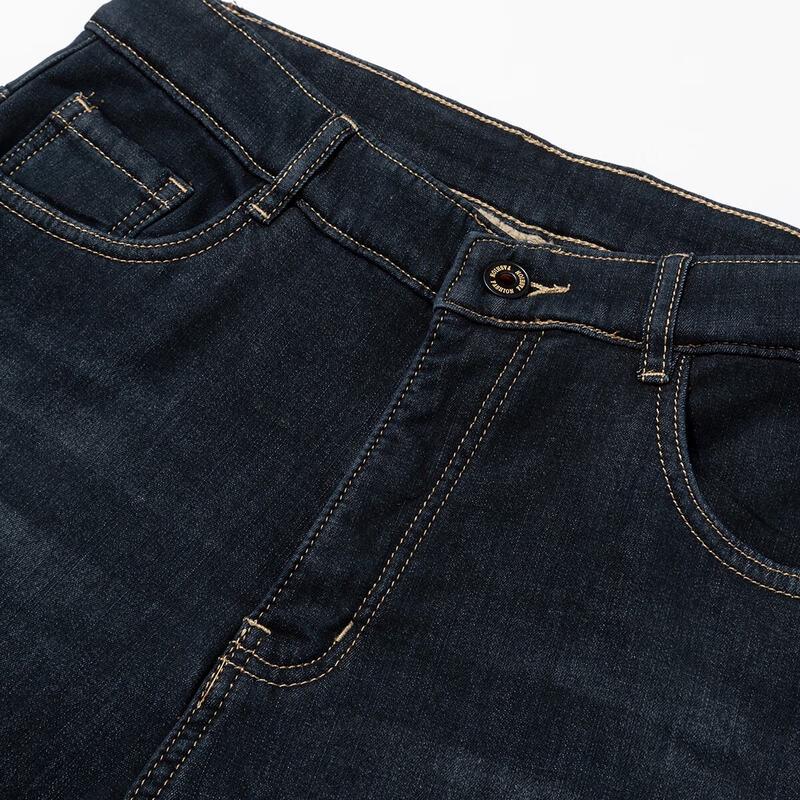 JEEP Men's Fleece-Lined Classic Straight-Leg Denim Jeans