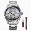 [ORIENT STAR] Ανδρικό Αυτόματο Ρολόι M34 F7 Ημιδιαφανές Μηχανικό, Κατασκευασμένο στην Ιαπωνία, Περιορισμένη Έκδοση 200 Τεμαχίων, Γκρι Ντεγκραντέ Καντράν RK-BY0008A