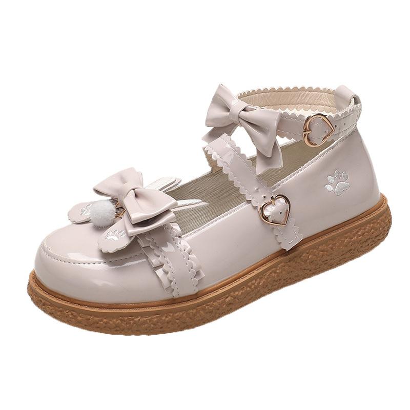 Women Flat Japanese Jk Lolita Small Leather Shoes Retro Cute Female Student Platform Kawaii Girl Cosplay