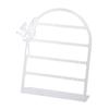 Ear Studs Storage Rack Earrings Holder for Valentines Tabletop Dressing Room Silver