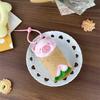 Pancake Animal Plush Toy Capybara Doll Keychain Backpack Pendant Gift Holiday