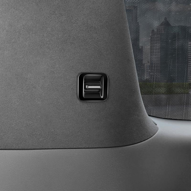 L/ RHD For Lexus LM350H LM500H 2024 2025 ABS Third row curtain control switch Decorative Frame cover Interior Accessories