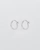 Anotherlayer Light Simple Earring - Silver (Silver925)