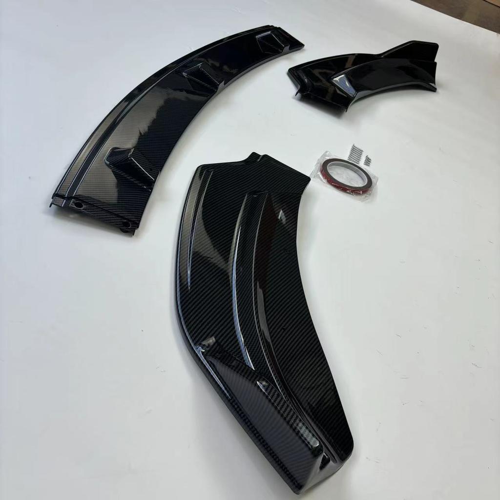 Suitable for Tesla model3 modification of three front lips, front shovel, sports small surround, front bar appearance parts