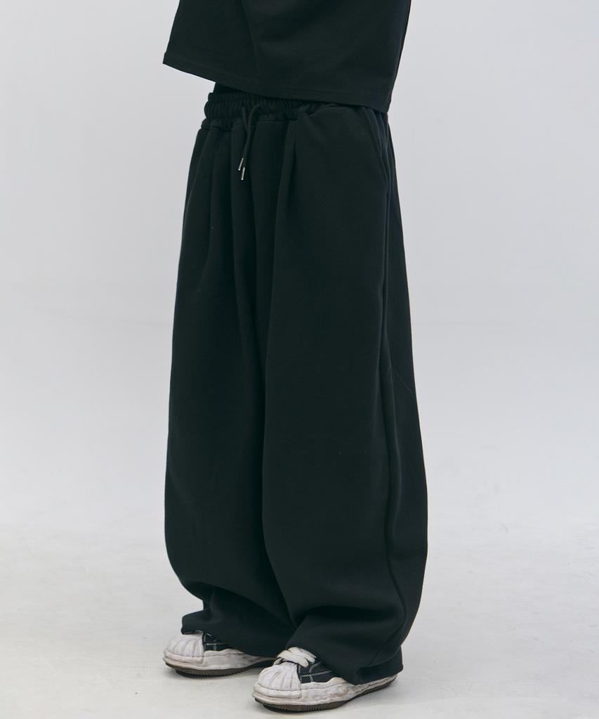 SOMEPLACE MAN Basic Waistband Drawstring Two-Way Wide Jogger Sweat Training Pants_2 Colors