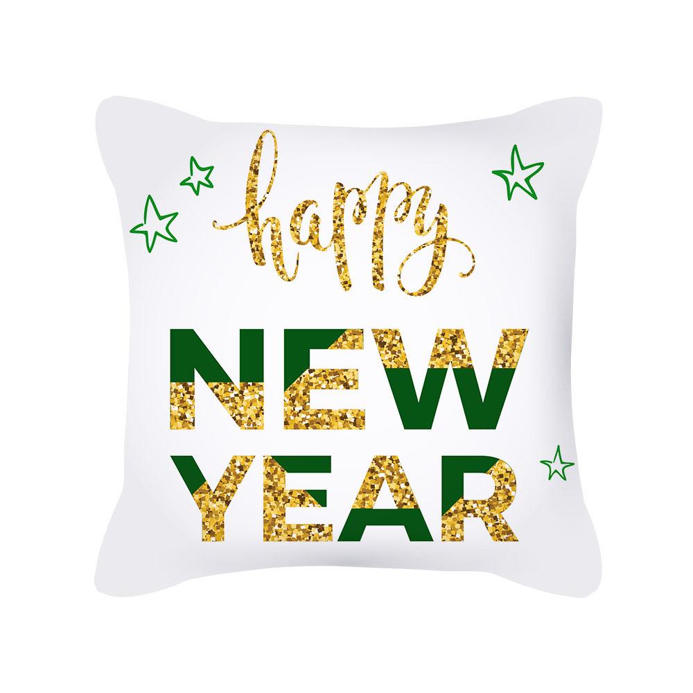 New Nordic Ins Cartoon Christmas Pillow Cover Holiday Gift Square Cushion Cover