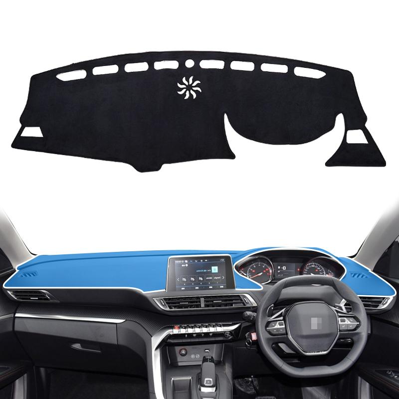 Dashboard Pad Dash Mat for Peugeot 3008 4008 5008 GT 2017 2018 2019 2020 2025 2025 Dashmat Sunshade Protective Carpet Cover