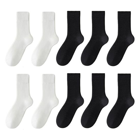 

Women s Solid Mid-calf Socks Fall Cozy Soft Fuzzy Crew Socks Thermal Warm Winter Thick Boot Socks for Cold Weather E