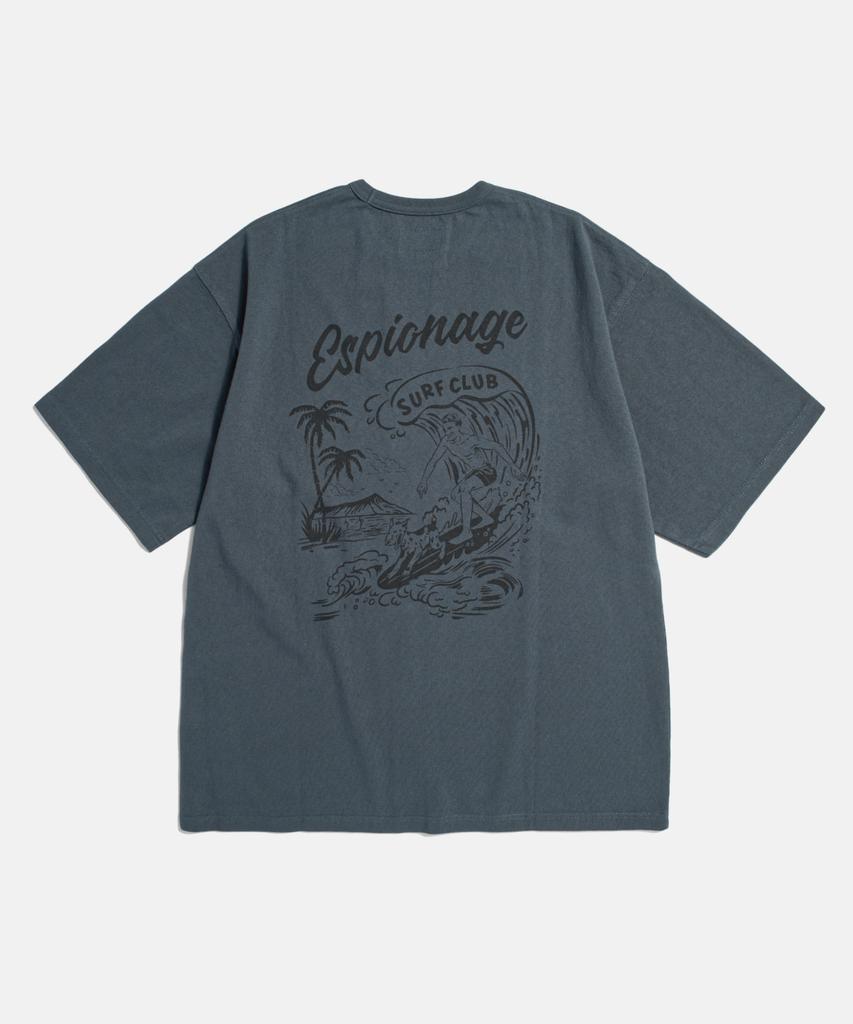 ESPIONAGE Surf Club Heavyweight Tee Slate