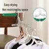 Portable Foldable Clothes Hanger for Travel, Home, Students, and Outdoor Use - Ideal for Drying Underwear and Socks